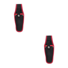 2Pièces Pochette Outils Électricien Noir Toile Pérenne Pour Ceinture