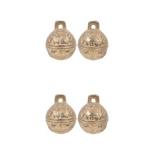 4Pcs Copper Pet Bells Portable Decorative Dog Ornaments