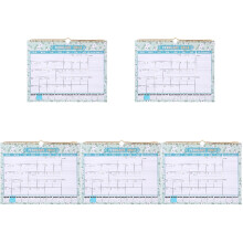 5Pcs Multi Color Wall Calendars 2024-2025 Sturdy Home Hanging Use