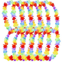 5 Pcs Garland Necklace Flower Garlands Hawaiian Luau Party Flowers