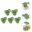 10Pièces Mini Modèles Verts Jouet DIY Décoration Maison 7