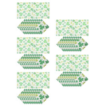 100Pcs St Patrick Napkins Paper Shamrock Print Absorbent Party Use