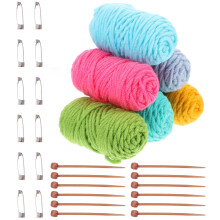 1Set Haak- En Breinaalden Voor Kleine Breiprojecten, Assorti