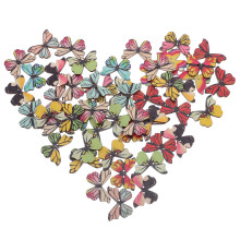 100 Pcs Handmade Decorative Buttons For Sewing Craft Child Children'S