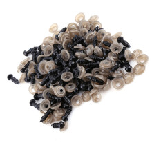 50 Pair Black Doll Eyes 9mm for Teddy Bear Crafts