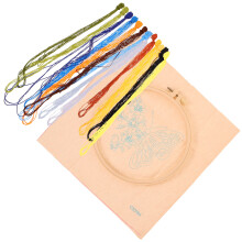 1Set Handwerk Borduurkit Met Assorti Polyester Voor DIY Crafting