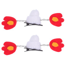 1Paar Cosplay Halloween Haarclips Met Sfeervolle Hoed En Accenten