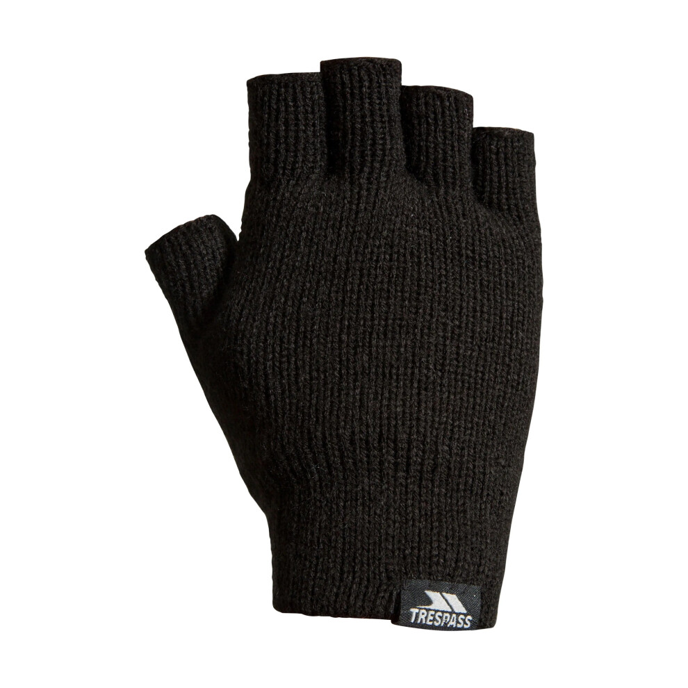 Trespass (L-Xl, ) Unisex Adult Dita Knitted Thinsulate Fingerless Gloves Black