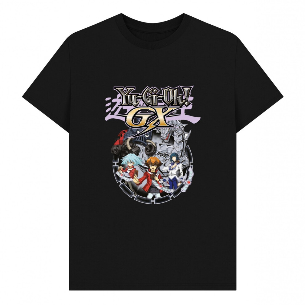 Yu-Gi-Oh! (Xxl, ) Unisex Adult Gx T-Shirt Black