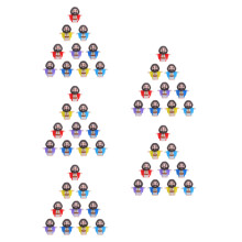50Pcs Portable Assorted Color Mini Jesus Figurines Party Favors