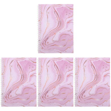 4Pièces Album Adhésifs Rose Papier Épais Support Collection Décoration