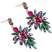 1Paire Boucles D'oreilles Pendantes En Coloré Pour Fête