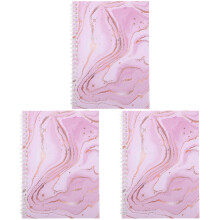 3St Meerdere Papier Sticker Album Roze Praktische Decal Organizer