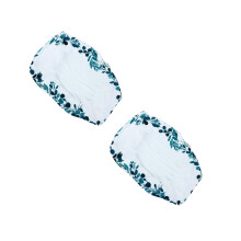 2Pcs Skin-Friendly White Crib Sheets Boys Girls Polyester Crib Bedding