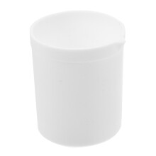 Witte Ptfe Bekerglas Chemie Kunststof Chemisch Gebruik