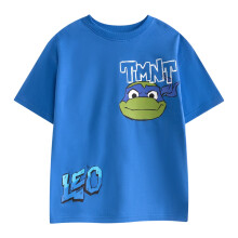 (8-9 Years, Blue) Teenage Mutant Ninja Turtles Boys Leonardo Short-Sleeved T-Shirt