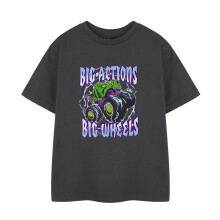 (5-6 Years, Charcoal) Hot Wheels Boys Big Action Short-Sleeved T-Shirt