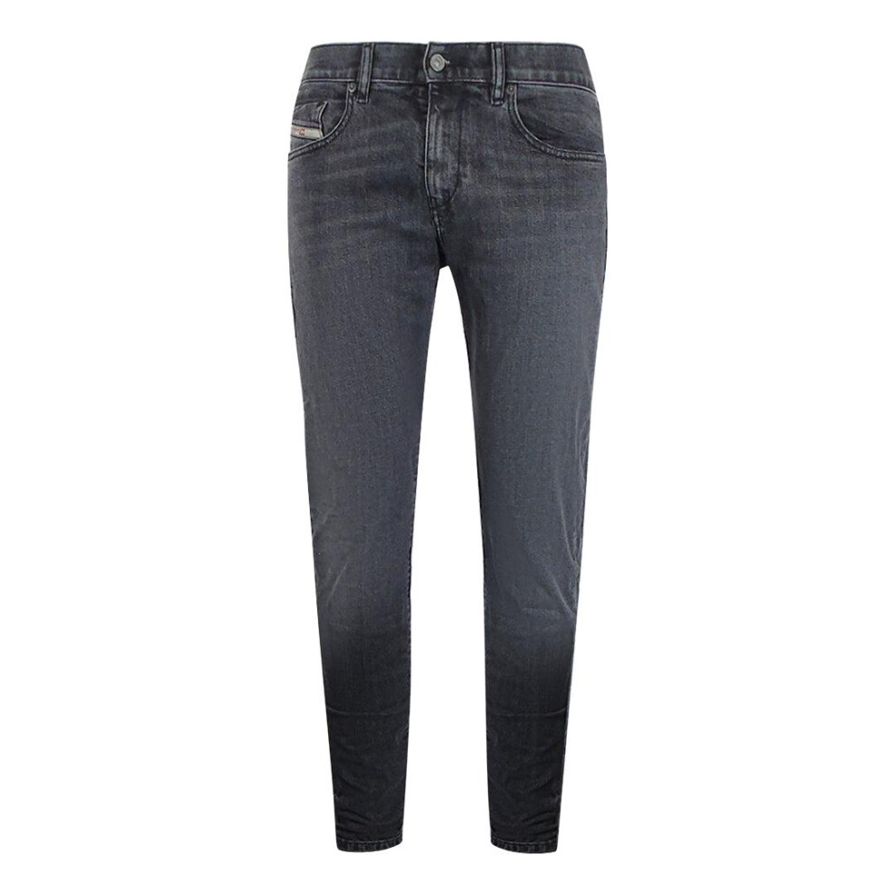 Diesel (33R, Faded ) Mens 2019 D-Strukt Jeans Black