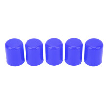 19mm Silicone Hose End Caps Blue Set 5