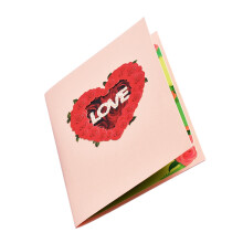 1 Set Valentijnsdag Kaart Handgemaakt 3D