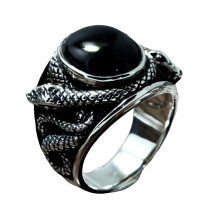 Zwarte Ring Dames Vingerringen Fashion Sieraden