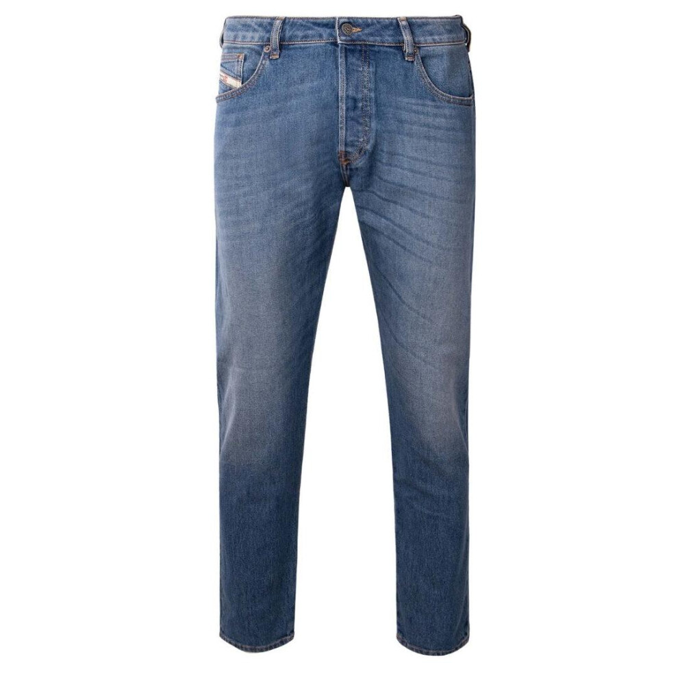 Diesel (29S, Mid ) Mens D-Yennox Tapered Jeans Blue