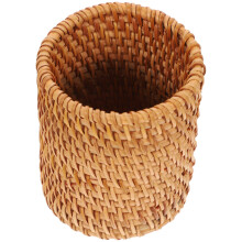 Rattan Potloodhouder Desktop Penhouder Pastorale Stijl