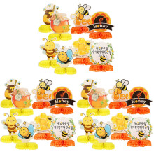 24 Stuks Kinderen Honingraat Papier Decoratie Bij Patroon Feest