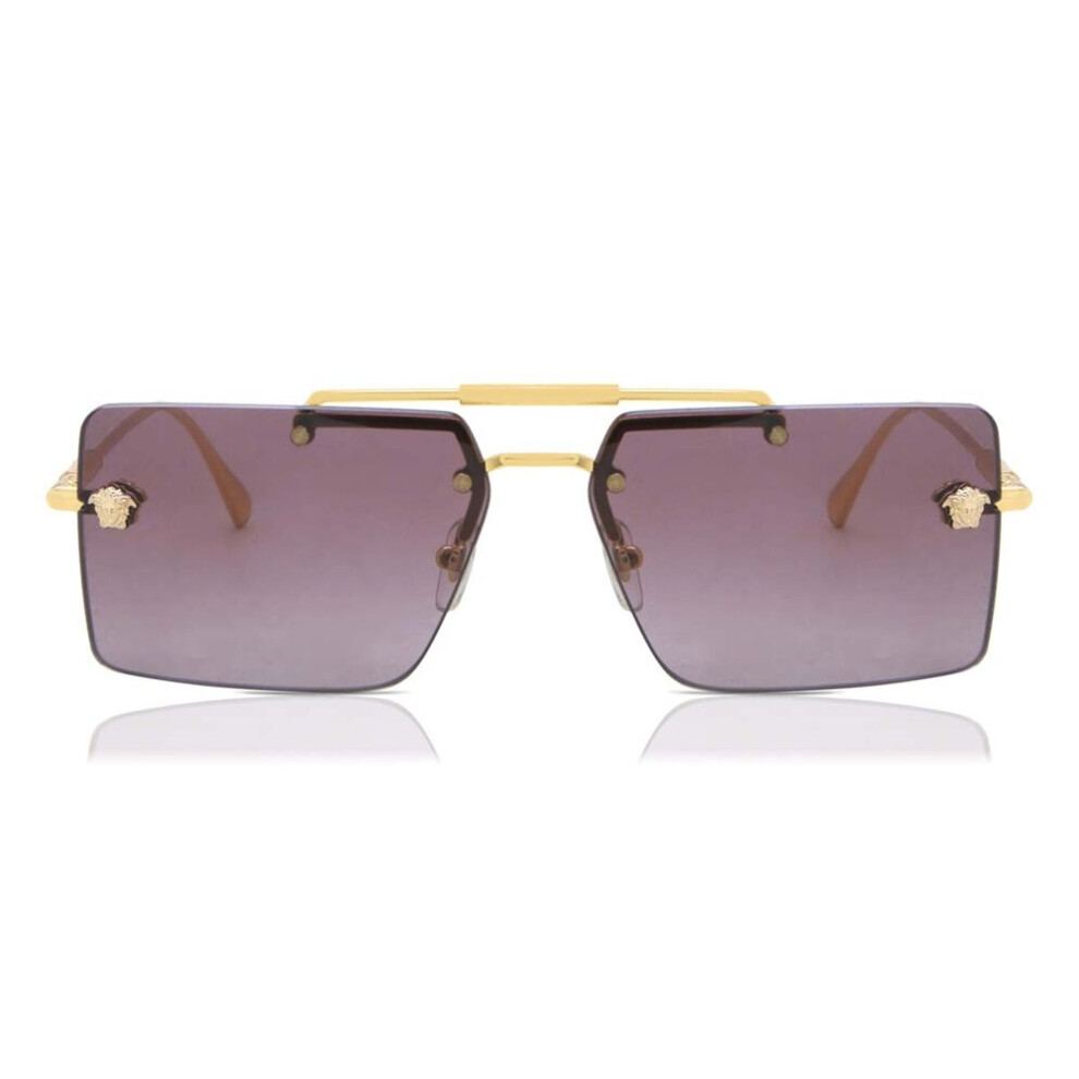 NEW Versace Women's Sunglasses 0VE 2245 1002/8H Polished Gold_Violet Gradient - Image 5