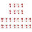 Waterdichte Feest Stickers Esdoorn Creatief Kleurig Set 1