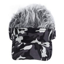 Trendy Party Honkbalpet Met Pruik Voor Casual En Outdoor