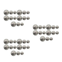 90St Retro Stijl Kledingknopen Metalen Zinklegering Voor DIY