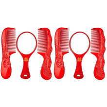 2Sets Bruiloft Accessoires Kam En Spiegel Chinese Traditie