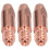 Copper MIG Welding Nozzle Tips 10pk 6