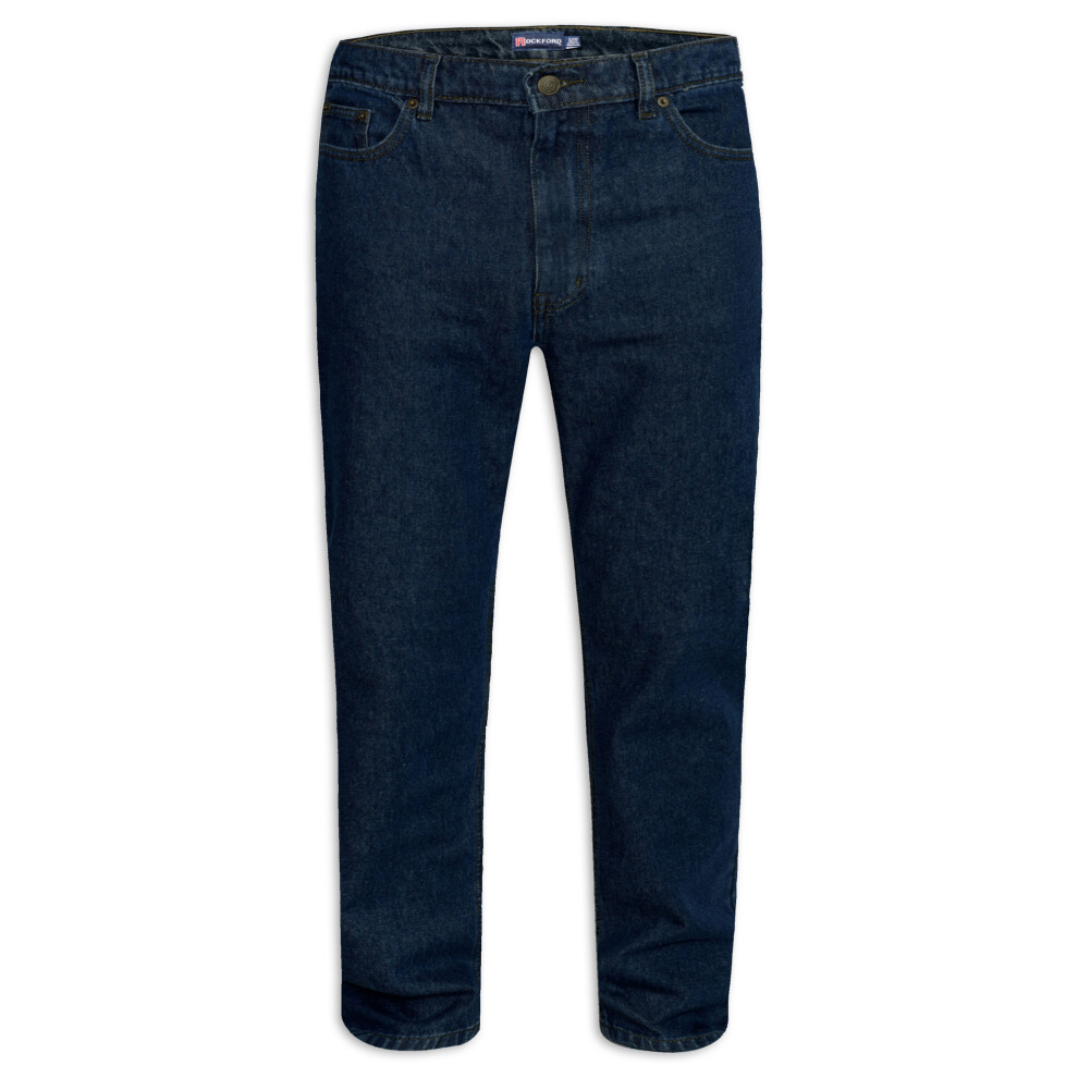Duke (46R, Indigo) Mens D555 Rockford Comfort Kingsize Jeans Blue,Multicoloured