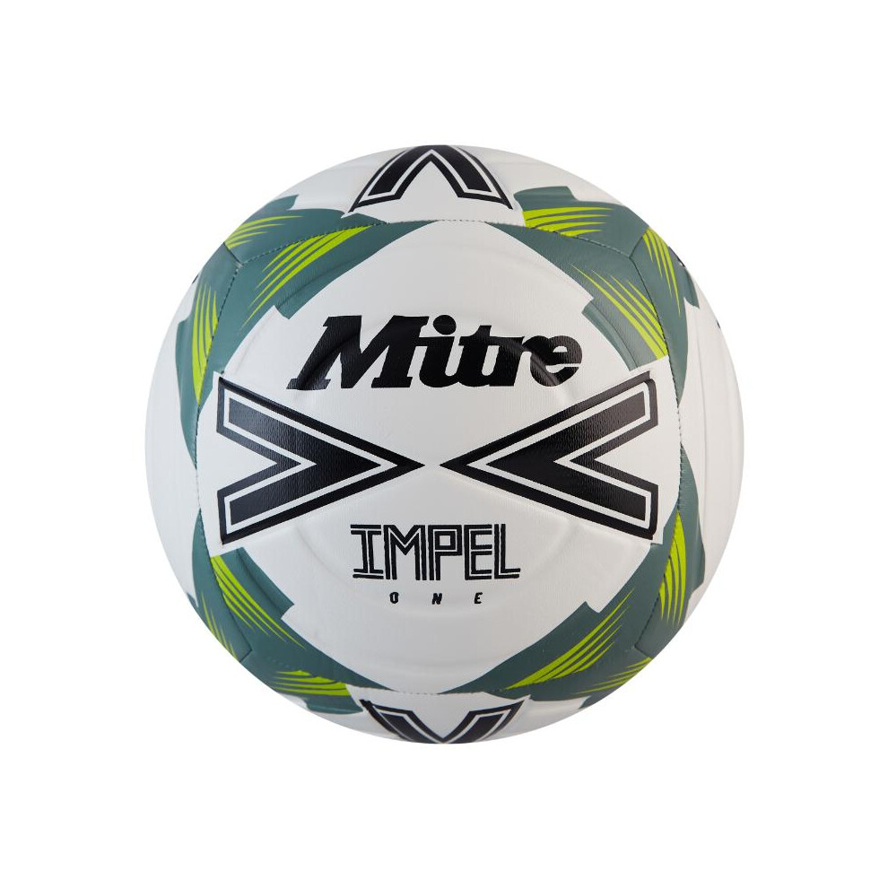 Mitre (3, White/Black/Sage) Impel One Football