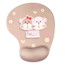 Non-Slip Muispad Wrist Muismat Kaki
