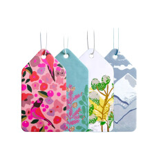 4St Auto Luchtverfrisser Hanger Papieren Mix Kleuren Frisse