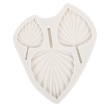 Witte Siliconen Bladvorm Voor Cake Chocolade Snoep