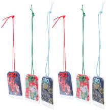 6Stk Asiatischer Omamori Glücksanhänger Mit Sorgfältiger