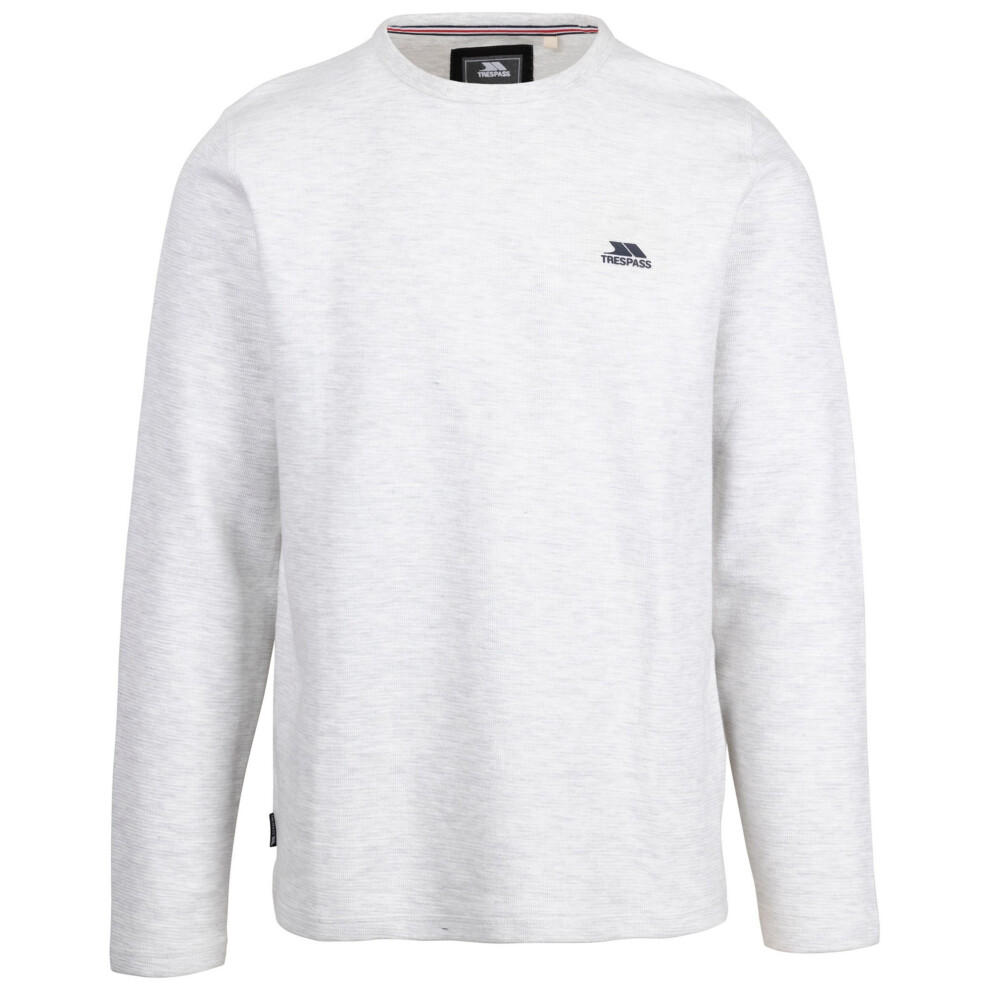 Trespass (M, Off White Marl) Mens Calverley Sweatshirt