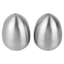 2St Egg Shape Zout- En Peperstrooier Van Keramiek Voor Keuken
