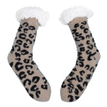 1 Paar Winter Luipaardprint Vloerkleed Volwassenen