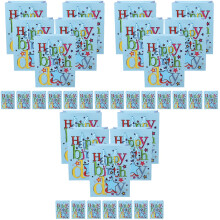 36 Stuks Happy Birthday Cadeaupapier Verpakkingszakken