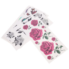 4Stk Silberfarbene Musiknoten Brosche Zinklegierung Modeaccessoire