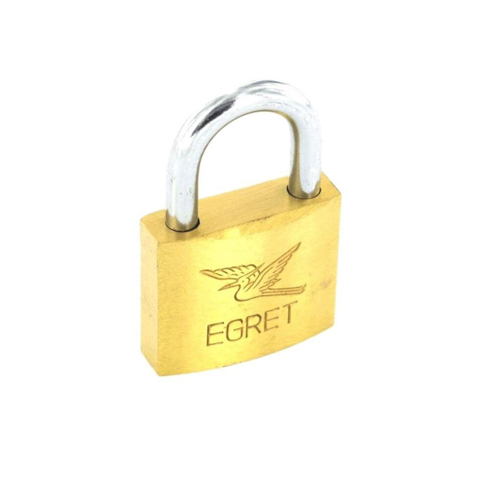 (30Mm, Gold/Silver) Securit Egret Brass Cylinder Padlock 5063107609212