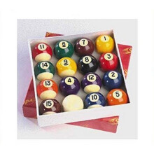 (1.8in, Multicoloured) Carta Sport Stripes & Spots Pool Balls (Pack Of 16)