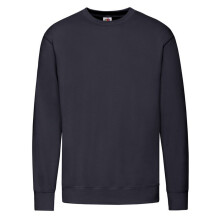 (XL, Deep Navy) Fruit of the Loom Mens Lightweight Set-in Sweatshirt