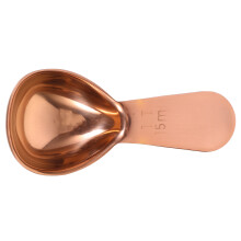 Ainless Steel Koffie Voeglepels Rosegoud Compact Met Steel