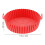 Thick Silicone Fryer Mat Red Reusable 3